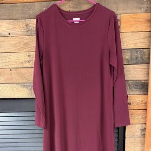 Chico's Deep Burgundy Maxi Dress